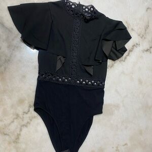 Elegant Black Kids One Piece